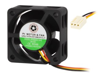 85-412# Wentylator 40x20mm 12v ślizgowy 3-przewodowy