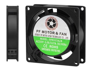 85-811# Wentylator 80x25mm 230v kulkowy terminal