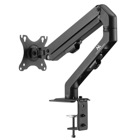 Uchwyt biurkowy do monitora uniwersalny Maclean, sprężyna gazowa 17"-27" 2-7kg, VESA 75x75,100x100, MC-906
