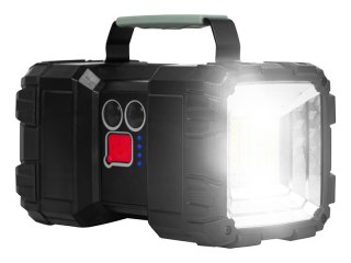 71-354# Latarka led akumulatorowa szperacz dwustronna z funkcją powerbank