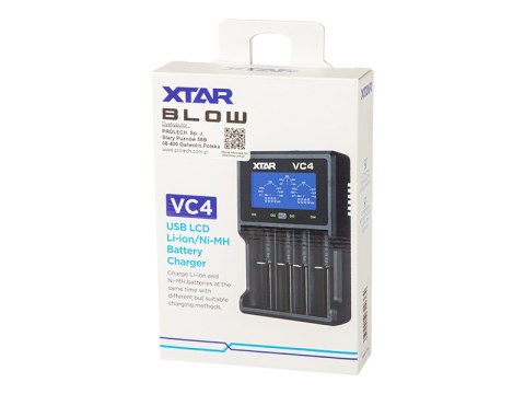 75-450# Ładowarka xtar vc4 do akumulator 18650