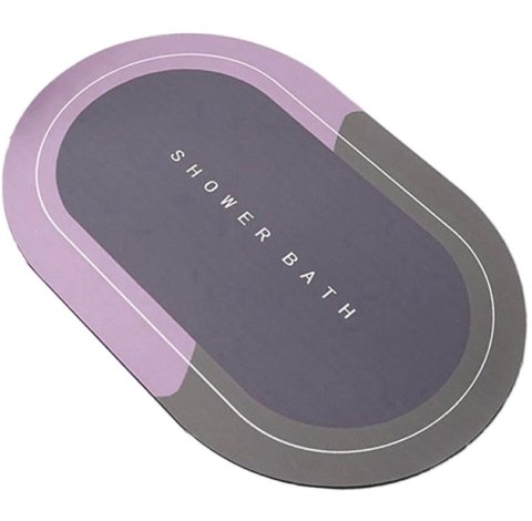 AG946B Mata łazienkowa szybkoschnąca purple