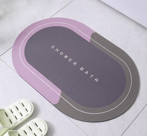 AG946B Mata łazienkowa szybkoschnąca purple