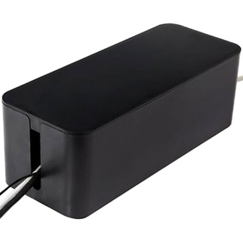 AG963 Organizer na kable listwy czarny