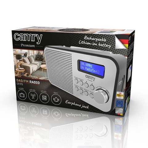 CR 1179 Radiobudzik - radio cyfrowe fm / dab / dab+