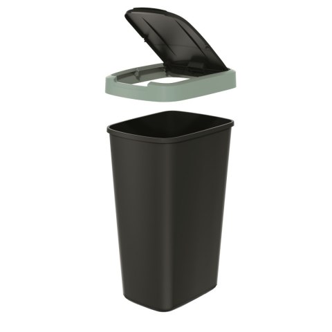 Kosz na śmieci COMPACTA Q - jansy zielony 45l