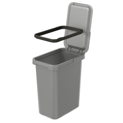 Kosz na śmieci SYSTEMA 12L - smooth gray