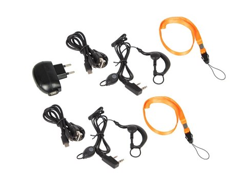 24-933# Radiotelefon pmr bf-t17 2w 2szt baofeng