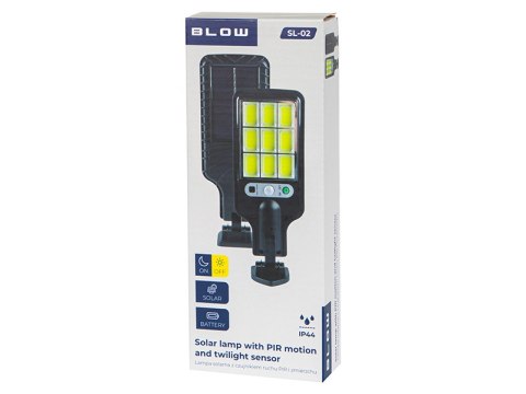 87-524# Lampa solarna z czujnikiem ruchu pir i zmierzchu sl-02