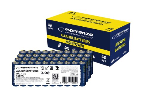 EZB114 Esperanza baterie alkaliczne aa 10szt zgrzewka