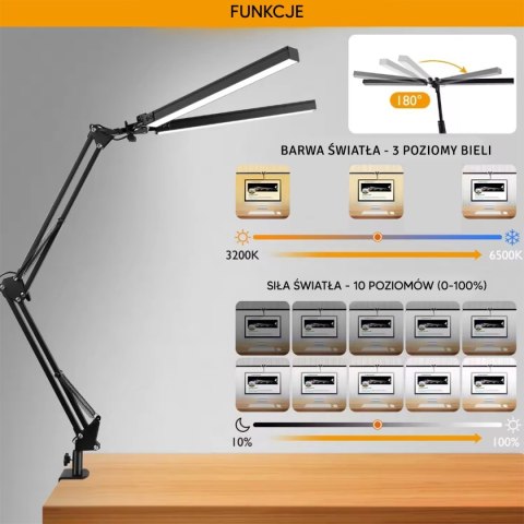 ZD136 Lampka biurkowa led 24w