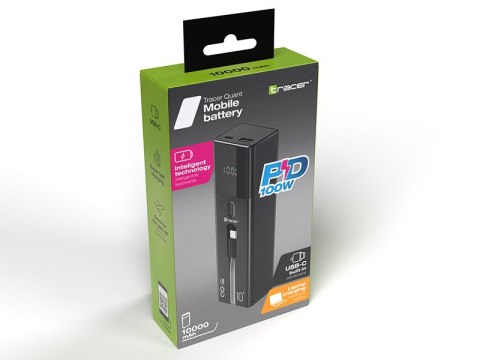 Power bank TRACER Quant 10000mAh 100W PD+QC