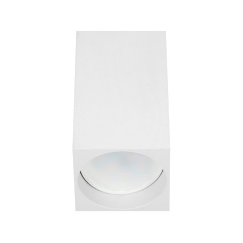 BARBRA DLS GU10 downlight max 50W, IP20, kwadrat, biały, aluminium