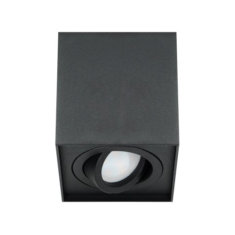 CAROLIN DLS GU10 downlight max 35W, IP20, kwadrat, czarny