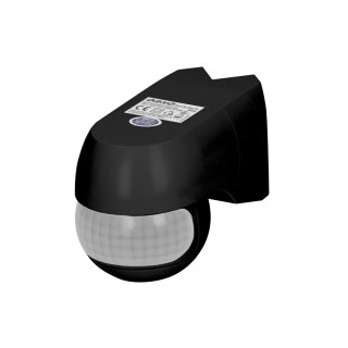 Czujnik ruchu 220st. 1200W, IP44, 3 rodzaje montażu, czarny