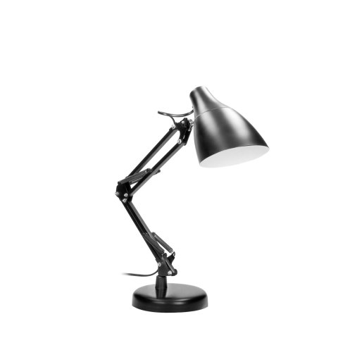 DIAN lampa biurkowa. 60W stalowa, czarna