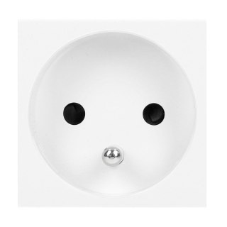 NOEN FR, gniazdo modułowe 45x45mm 1x2P+Z, typ E french, 16A 250V, białe