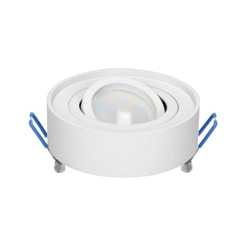 SORMUS R ramka dekoracyjna oprawy punktowej, MR16/GU10 max 50W, regulowana, koło, biała