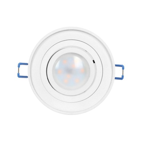 SORMUS R ramka dekoracyjna oprawy punktowej, MR16/GU10 max 50W, regulowana, koło, biała