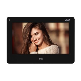 Wideo monitor bezsłuchawkowy, kolorowy, LCD 7?, do zastosowania w systemach VIBELL, dotykowy ekran, moduł pamięci, gniazdo na k