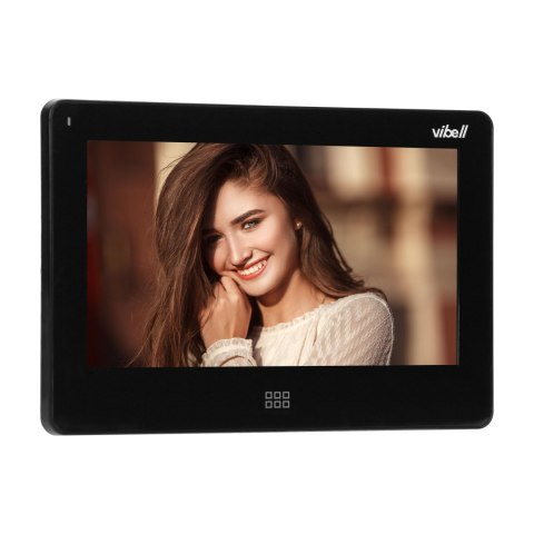 Zestaw wideodomofonowy 2-rodzinny, bezsłuchawkowy kolor, LCD 7", dotykowy, menu OSD, pamięć, gniazdo na kartę SD, DVR, sterowani