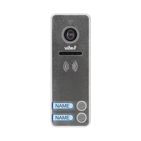 Zestaw wideodomofonowy 2-rodzinny, bezsłuchawkowy kolor, LCD 7", dotykowy, menu OSD, pamięć, gniazdo na kartę SD, DVR, sterowani