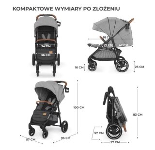 Wózek spacerowy grande plus grey