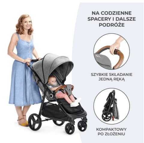 Wózek spacerowy grande plus grey