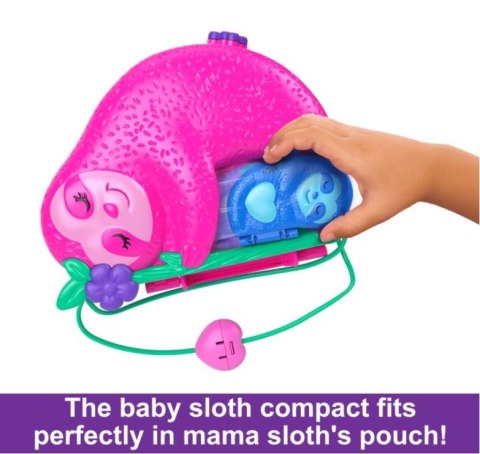 Zestaw polly pocket sloth family