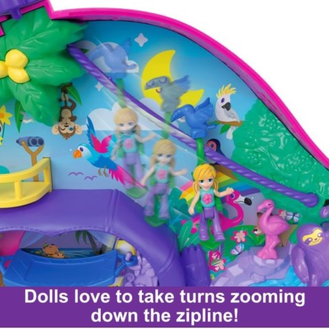Zestaw polly pocket sloth family