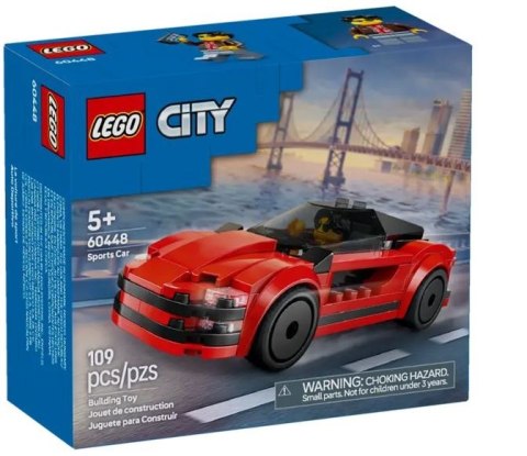 Klocki city 60448 czerwony samochód sportowy