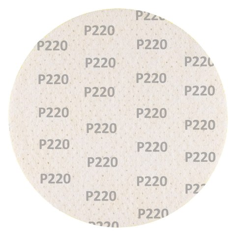 Krążki ścierne, perforowane, na rzep z otworami 225 mm, P220, 5 szt.