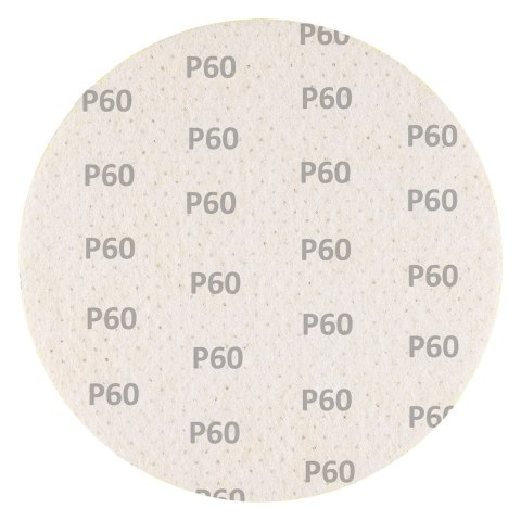 Krążki ścierne, perforowane, na rzep z otworami 225 mm, P60, 5 szt.