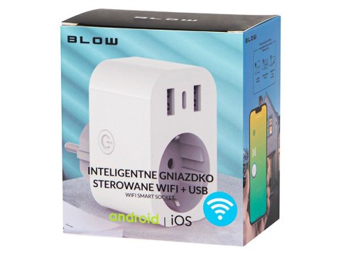 72-077# Inteligentne gniazdko sterowane wifi tuya usb+2xusb-c