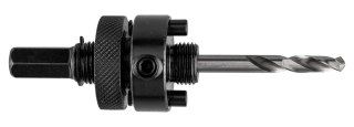 Adapter z wiertłem pilotującym do otwornic bi-metalowych 32-152 mm, Hex