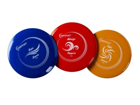 Gra discgolf set pro, putter,mid range&drivet plastik