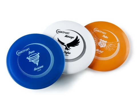 Gra discgolf set start, putter, mid range&drivet plastik