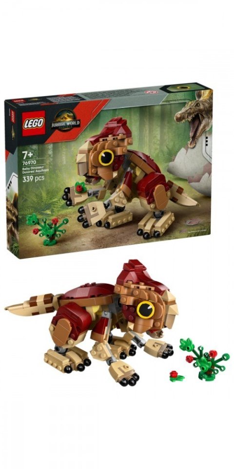 Klocki jurassic world 76970 mały dinozaur dolores: aquilops