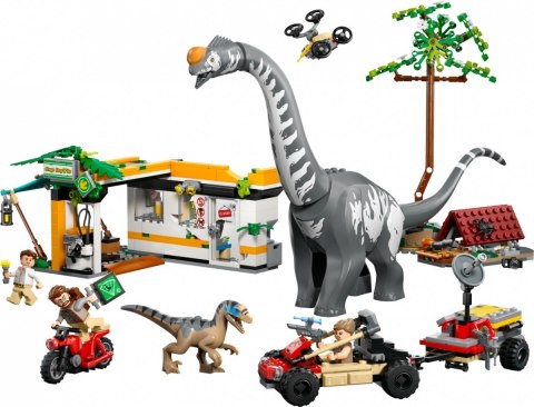 Klocki jurassic world 76973 na tropie tytanozaura i raptora