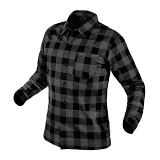 Koszula flanelowa, szara, rozmiar XXXL