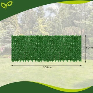 Żywopłot sztuczny na balkon 5x0,5m Gardlov 25342
