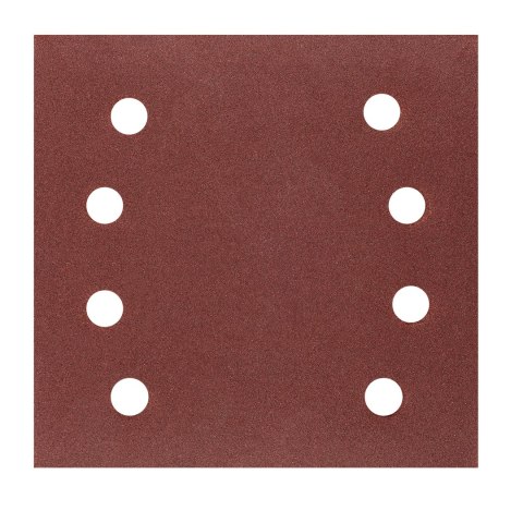 Papiery ścierne na rzep, kwadrat 113 x 113 mm, P240, 5 szt., z 8 otworami do 04-623
