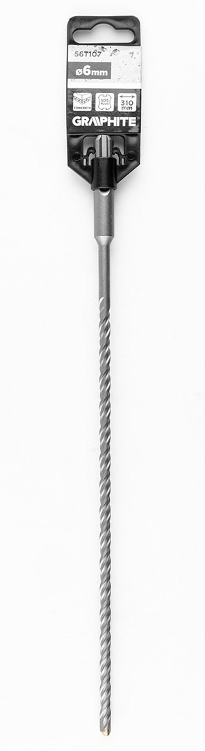 Wiertło do betonu SDS Plus z podwójną spiralą 6 x 310 mm
