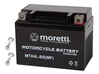 82-351# Akumulator motocyklowy 12v 4ah mtx4l-bs moretti