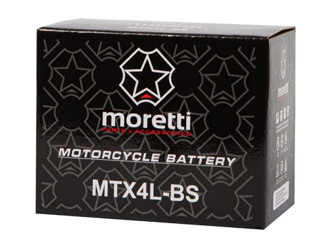 82-351# Akumulator motocyklowy 12v 4ah mtx4l-bs moretti