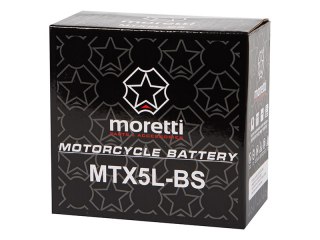 82-353# Akumulator motocyklowy 12v 5ah mtx5l-bs moretti