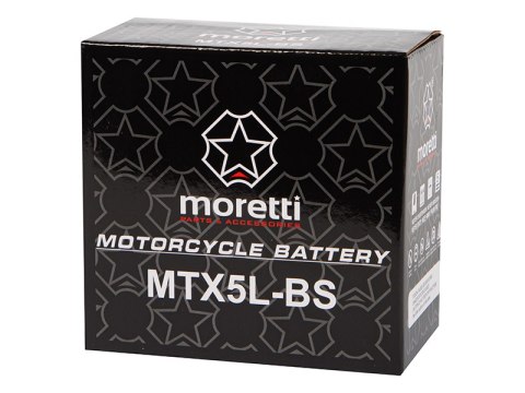 82-353# Akumulator motocyklowy 12v 5ah mtx5l-bs moretti