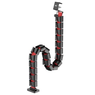 Organizer kabli / maskownica do biurka Nano RS, 1345mm, czano czerwony, RS125