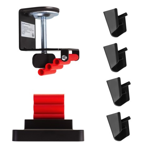 Organizer kabli / maskownica do biurka Nano RS, 1345mm, czano czerwony, RS125