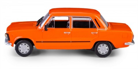 Pojazd prl fiat 125p pomarańczowy